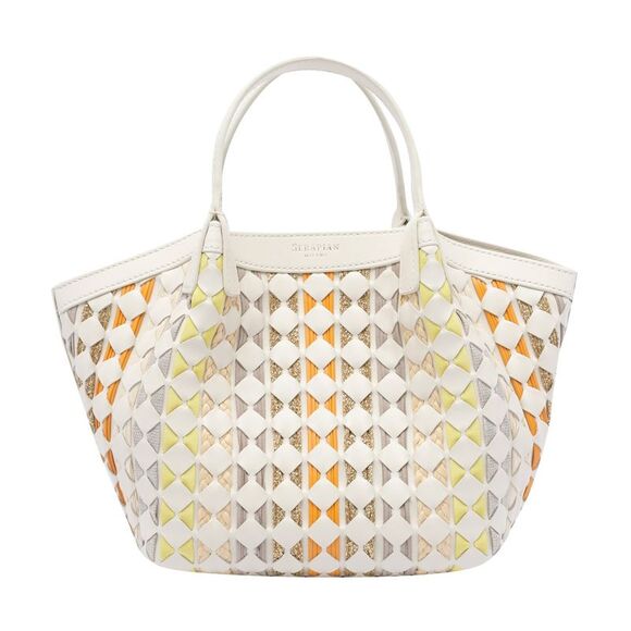 Serapian Women Mini Mosaico Secret Tote Bag - Picture 1 of 5